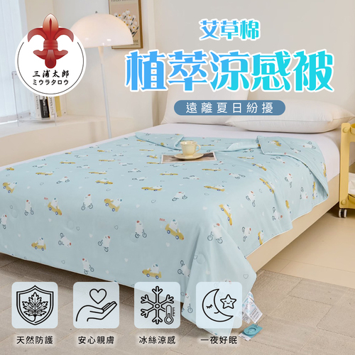 【三浦太郎】艾草棉植萃涼感被-八款任選